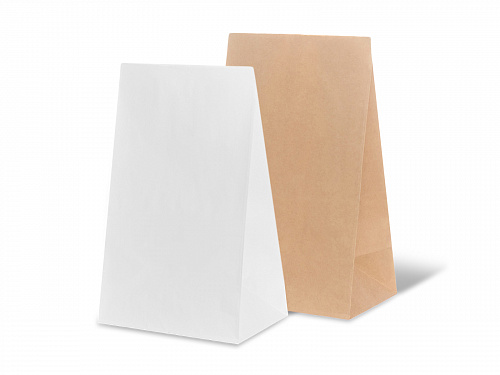 Купить Бумажные пакеты с прямоугольным дном оптом
